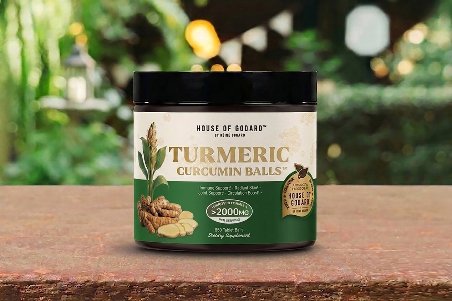 Rēine Godard's Exclusive Organic Turmeric Curcumin Balls (PLAIN)
