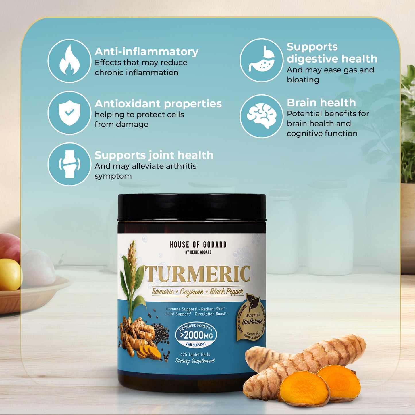 NEW!! BioPerine® Turmeric Curcumin Balls **limited time promo price**