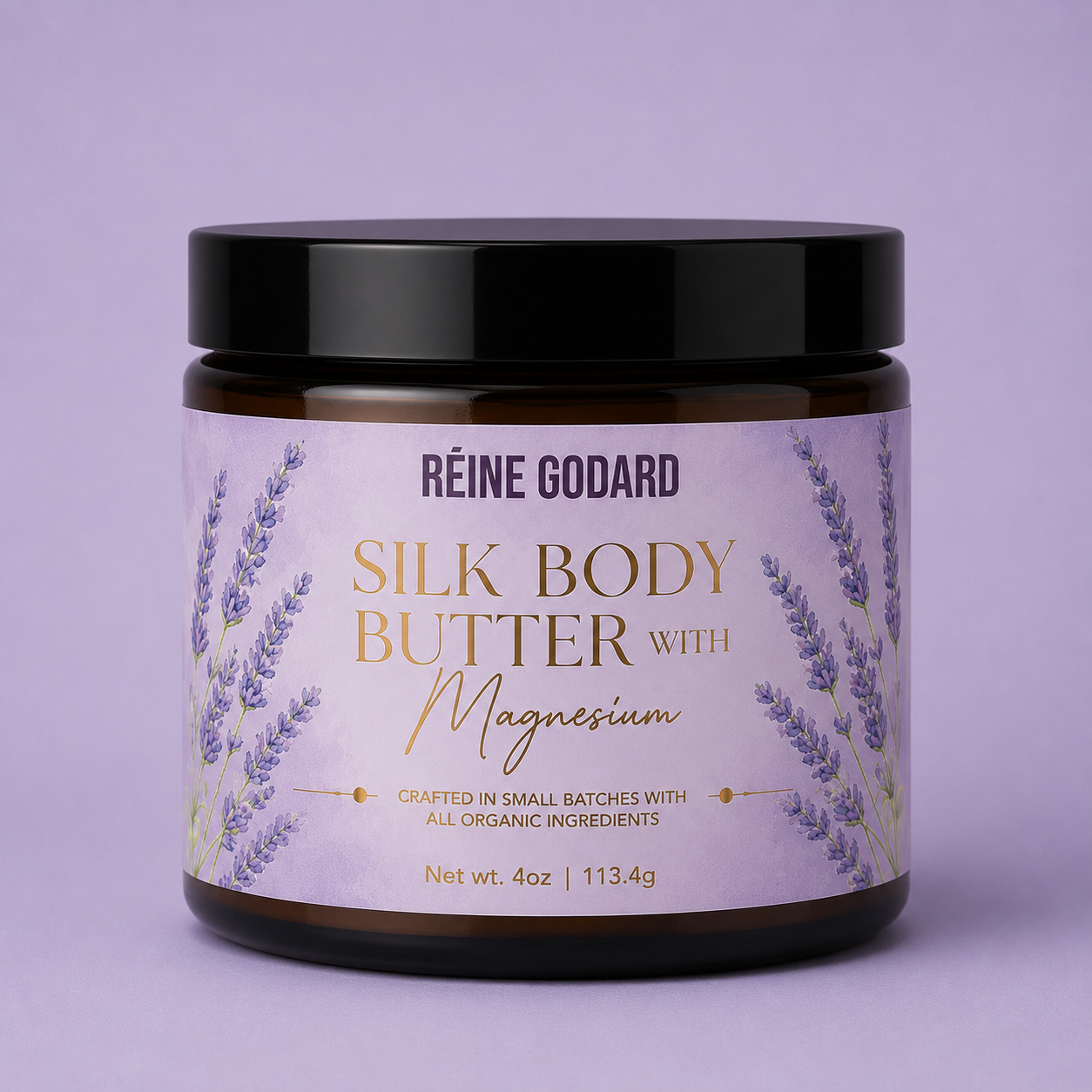 Silk Body Butter w/ Magnesium (Lavendar)
