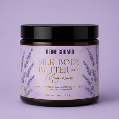 Silk Body Butter w/ Magnesium (Lavendar)