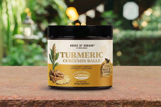 Rēine Godard's Exclusive Organic (HYBRID) Turmeric Curcumin Balls 850 tablet balls/90 day supply
