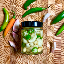 Load image into Gallery viewer, Organic pickled garlic
