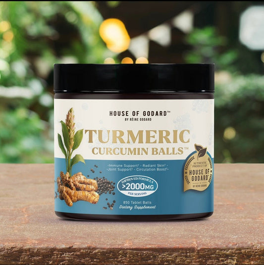 Rēine Godard's Exclusive Organic Turmeric Curcumin Balls (Black Pepper)
