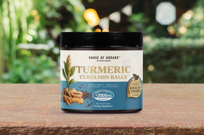 Rēine Godard's Exclusive Organic Turmeric Curcumin Balls + BLACK PEPPER