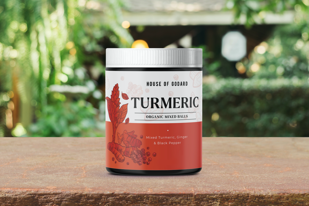 Rēine Godard's Exclusive Organic (MIXED) Turmeric Curcumin Balls