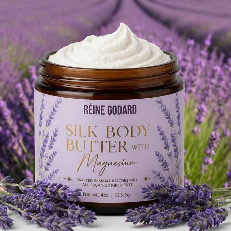 Silk Body Butter w/ Magnesium (Lavendar)