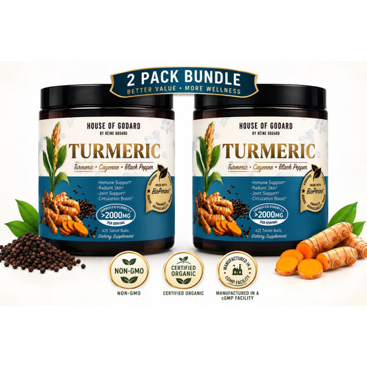 (2-Pack Bundle) BioPerine® Turmeric Curcumin Balls 850 Tablet Balls/ 90-Day Supply
