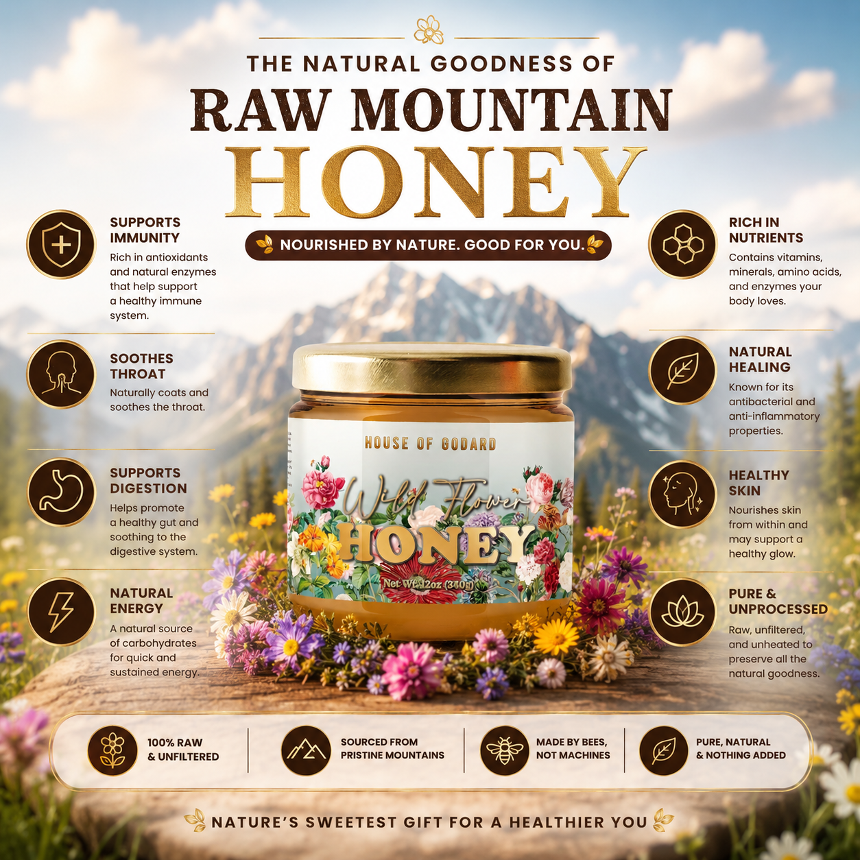 Winter Wildflower Honey