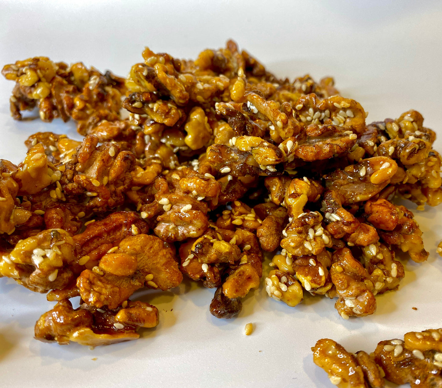 HOG's Honey Sesame Walnuts