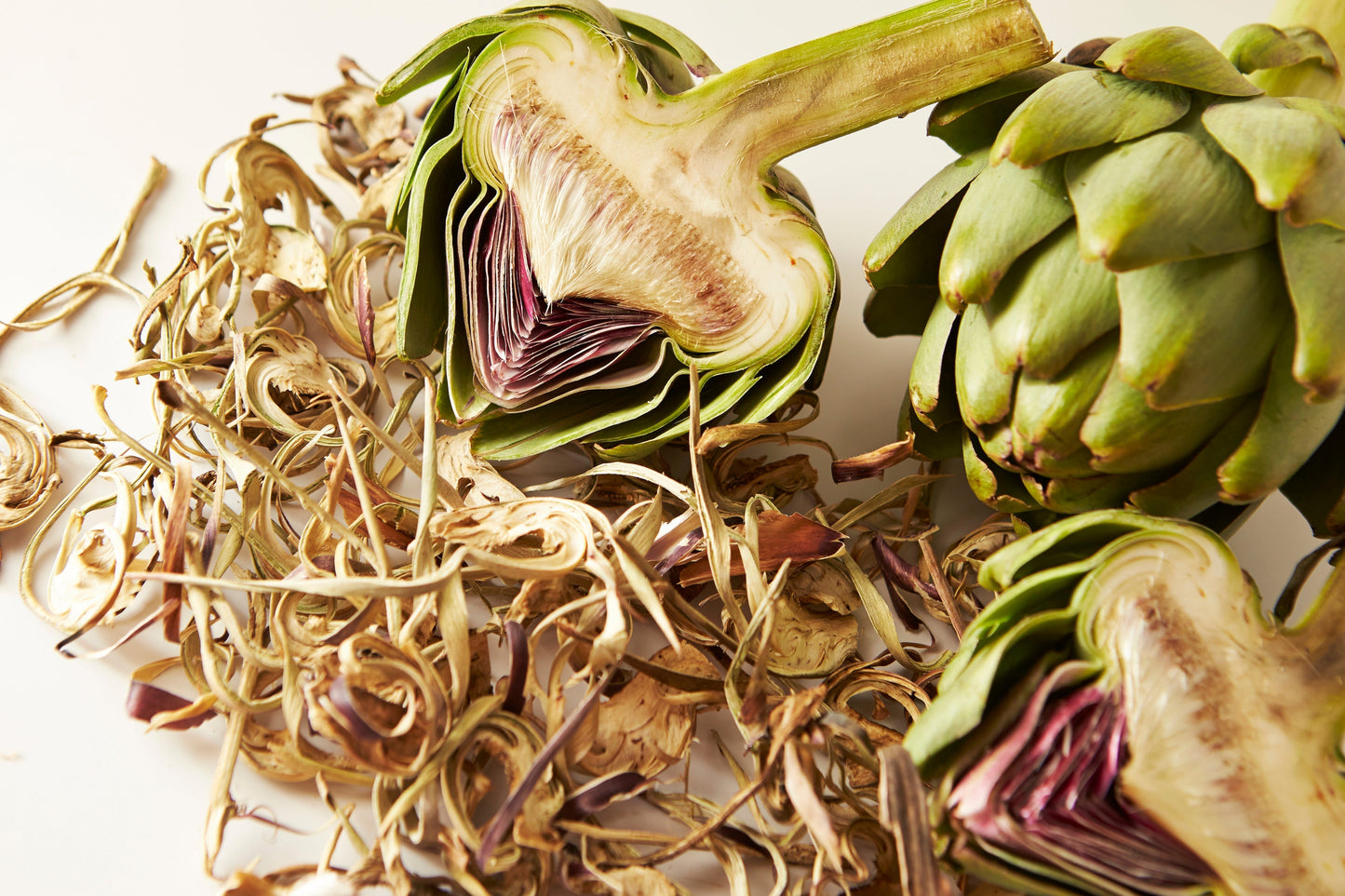 Artichoke tea & Lotus hearts