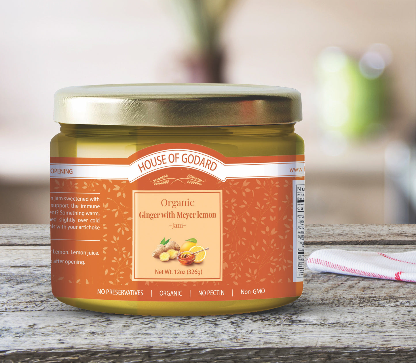 HOG's Ginger Honey Jam